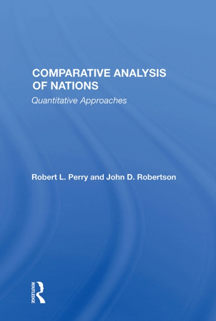 Comparative Analysis Of Nations : Quantitative Approaches, PDF eBook