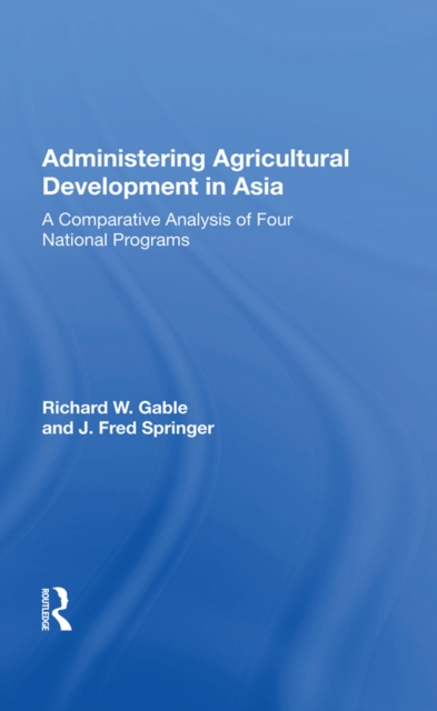 Administering Agricultur, PDF eBook
