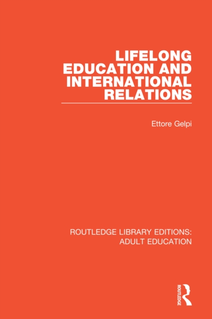 Lifelong Education and International Relations, EPUB eBook