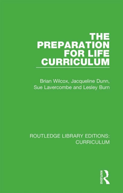 The Preparation for Life Curriculum, PDF eBook