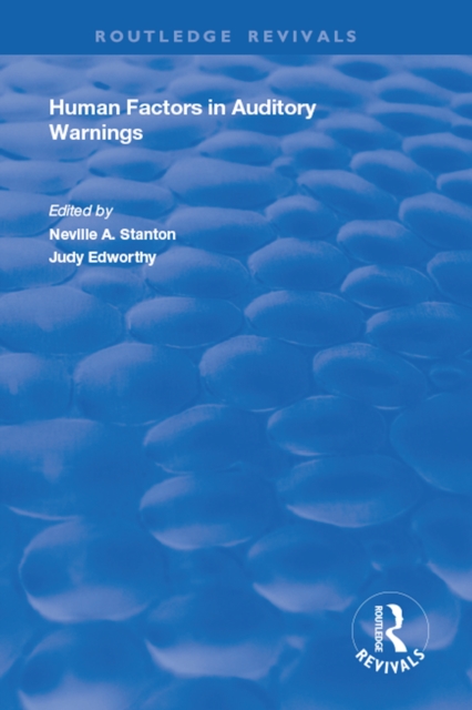Human Factors in Auditory Warnings, EPUB eBook