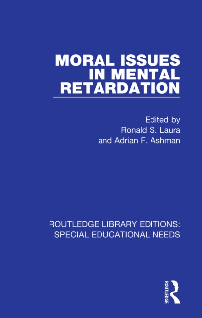 Moral Issues in Mental Retardation, EPUB eBook