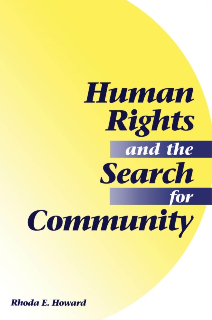 Human Rights And The Search For Community, EPUB eBook