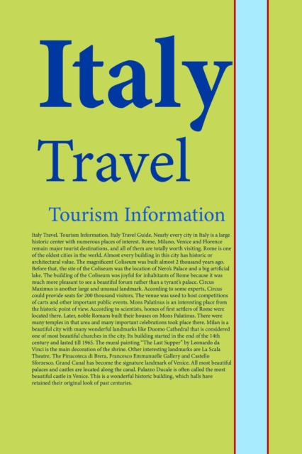 Italy Travel: Tourism Information, EPUB eBook