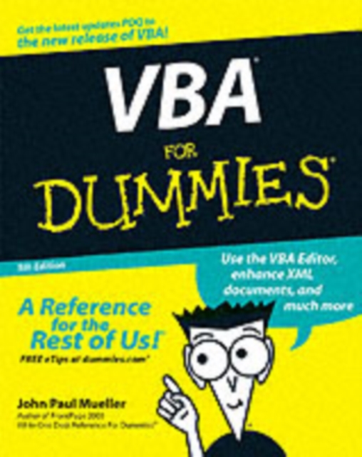 VBA For Dummies, PDF eBook