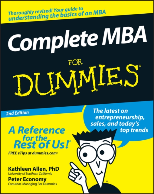 Complete MBA For Dummies, PDF eBook
