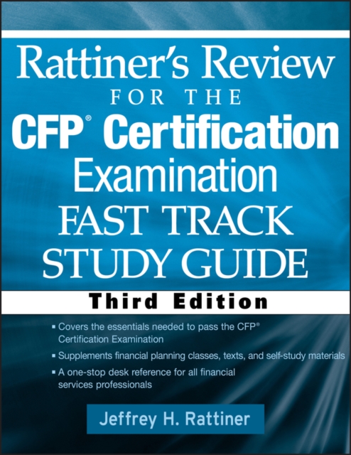 Rattiner's Review for the CFP(R) Certification Examination, Fast Track, Study Guide, PDF eBook