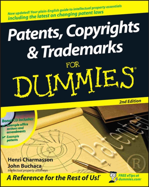Patents, Copyrights and Trademarks For Dummies, EPUB eBook