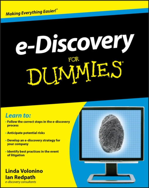 e-Discovery For Dummies, PDF eBook
