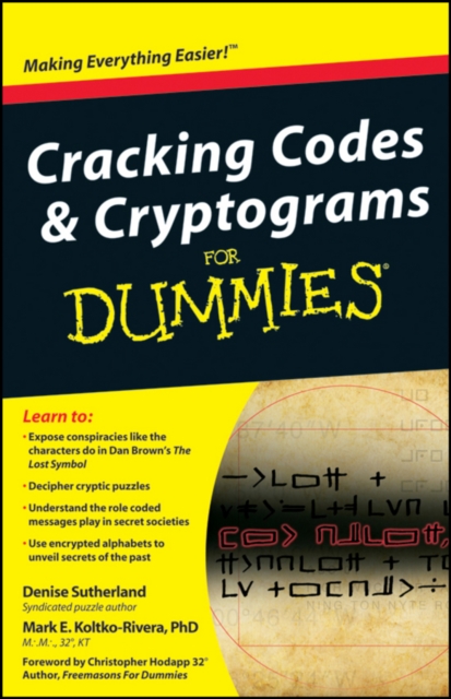 Cracking Codes and Cryptograms For Dummies, Paperback / softback Book