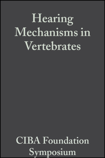 Hearing Mechanisms in Vertebrates, PDF eBook