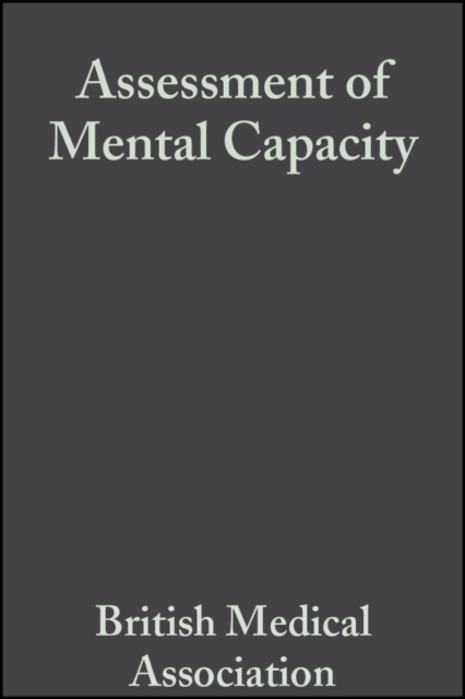 Assessment of Mental Capacity, PDF eBook