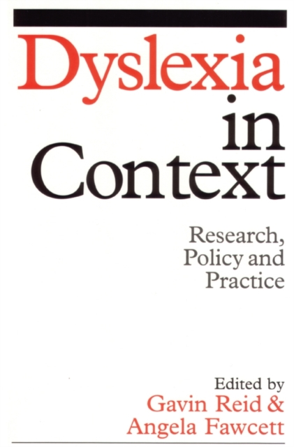 Dyslexia in Context, PDF eBook