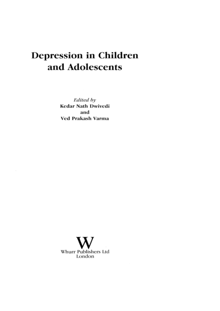 Depression in Children and Adolescents, PDF eBook