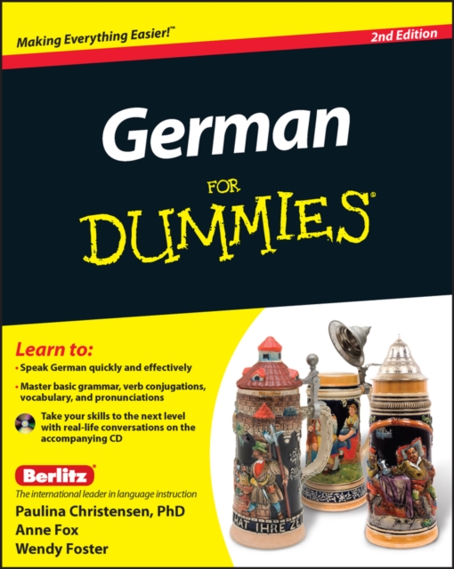 German For Dummies, (with CD), Multiple-component retail product, part(s) enclose Book
