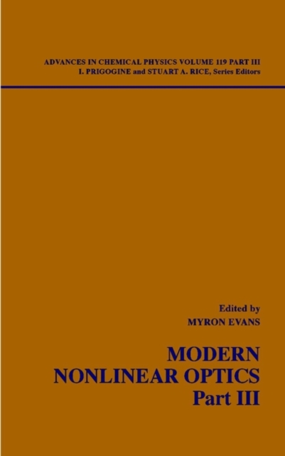 Modern Nonlinear Optics, Volume 119, Part 3, PDF eBook