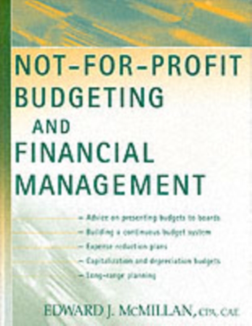 Not-for-Profit Budgeting and Financial Management, PDF eBook