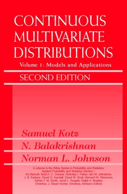 Continuous Multivariate Distributions, Volume 1 : Models and Applications, PDF eBook