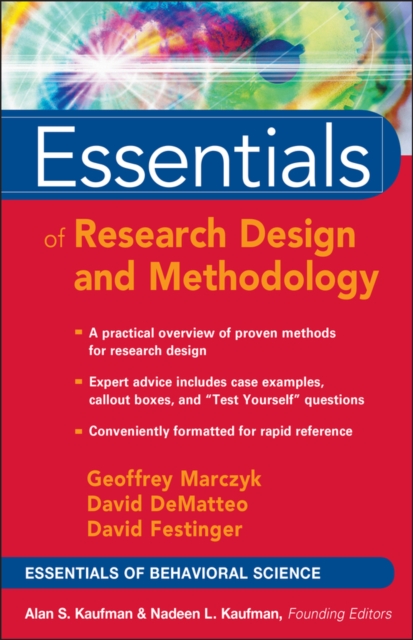 Essentials of Research Design and Methodology, PDF eBook