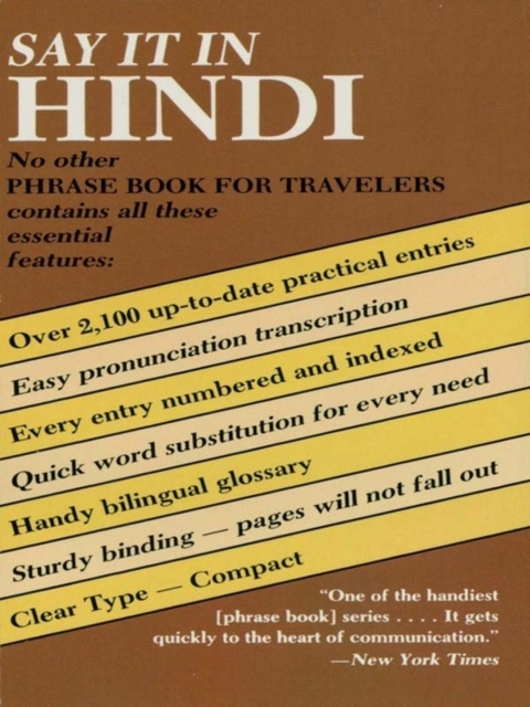Say It in Hindi, EPUB eBook