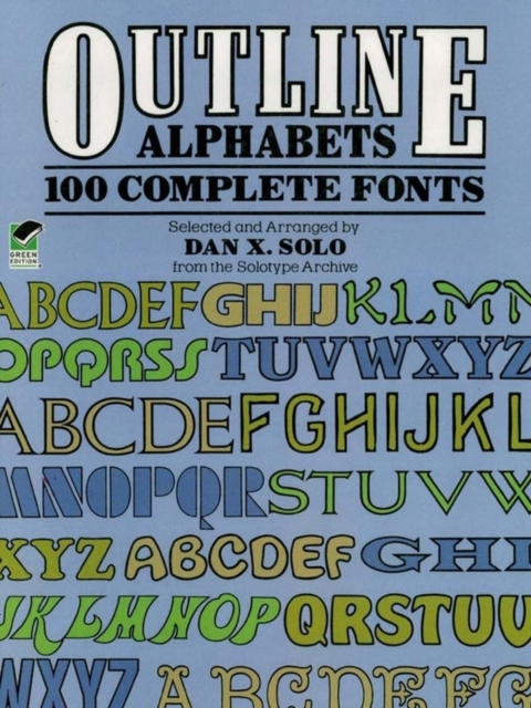 Outline Alphabets : 100 Complete Fonts, EPUB eBook