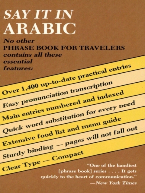 Say It in Arabic, EPUB eBook