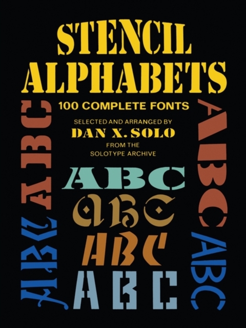 Stencil Alphabets : 100 Complete Fonts, EPUB eBook