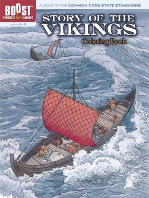 Story of the Vikings Coloring Book, Paperback / softback Book