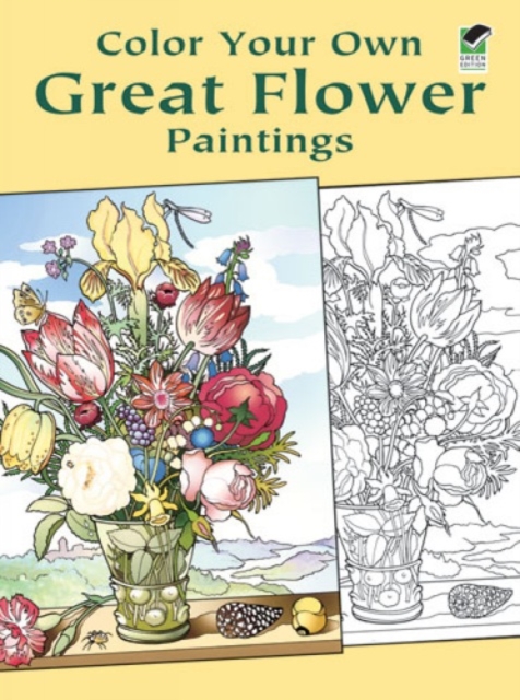 Color Your Own Great Flower Paintings, Mixed media product Book