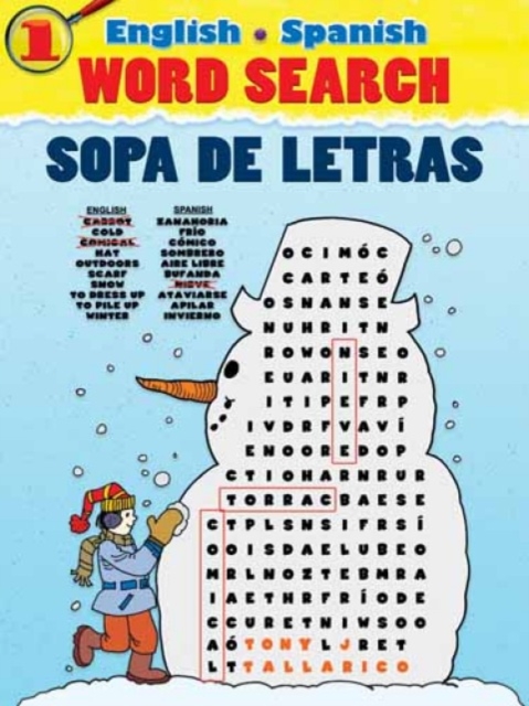 English-Spanish Word Search SOPA De Letras #1, Other merchandise Book