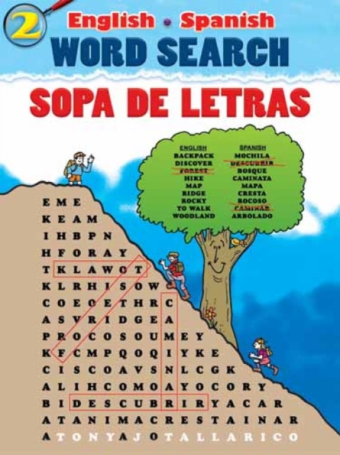 English-Spanish Word Search SOPA De Letras #2, Other merchandise Book