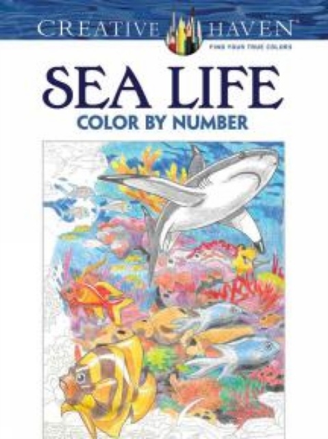 Creative Haven Sea Life Color by Number Coloring Book, Paperback / softback Book