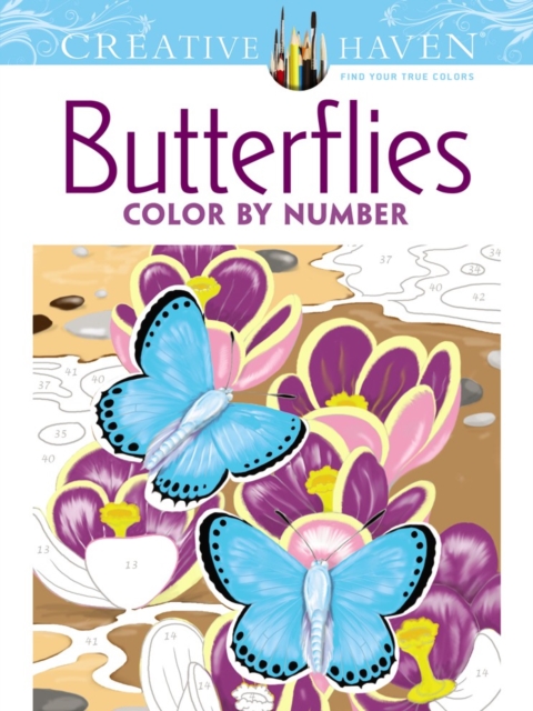 Creative Haven Butterflies Color by Number Coloring Book, Paperback / softback Book