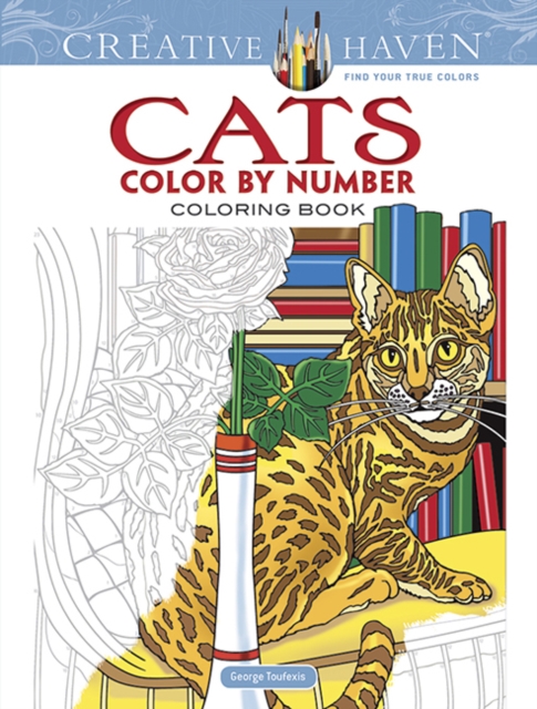 Creative Haven Cats Color by Number Coloring Book, Paperback / softback Book