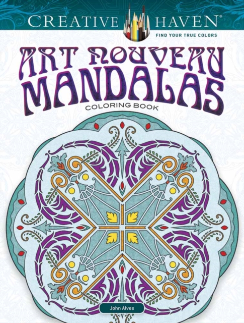 Creative Haven Art Nouveau Mandalas Coloring Book, Paperback / softback Book