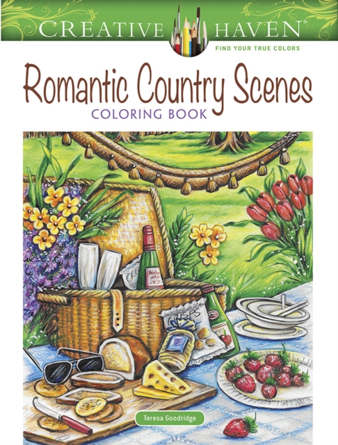Creative Haven Romantic Country Scenes Coloring Book, Paperback / softback Book