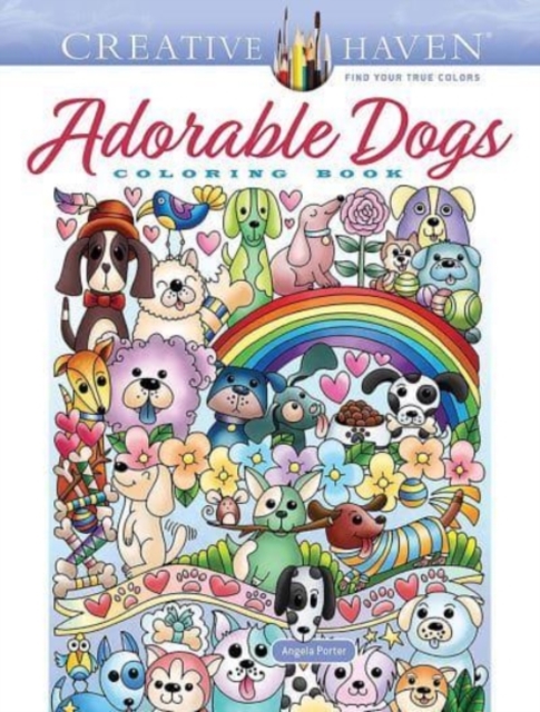 Creative Haven Adorable Dogs Coloring Book, Paperback / softback Book