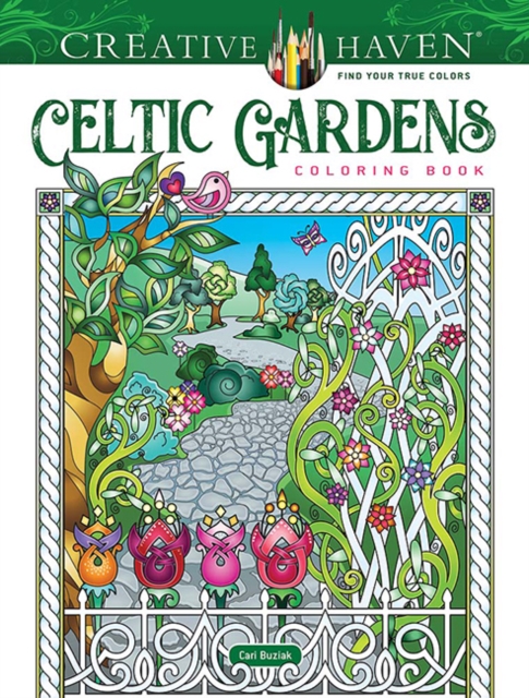 Creative Haven Celtic Gardens Coloring Book, Paperback / softback Book