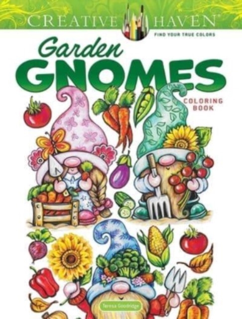 Creative Haven Garden Gnomes Coloring Book, Paperback / softback Book