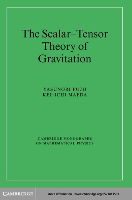 Scalar-Tensor Theory of Gravitation, PDF eBook