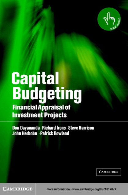 Capital Budgeting : Financial Appraisal of Investment Projects, PDF eBook
