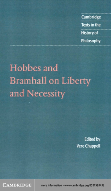 Hobbes and Bramhall on Liberty and Necessity, PDF eBook