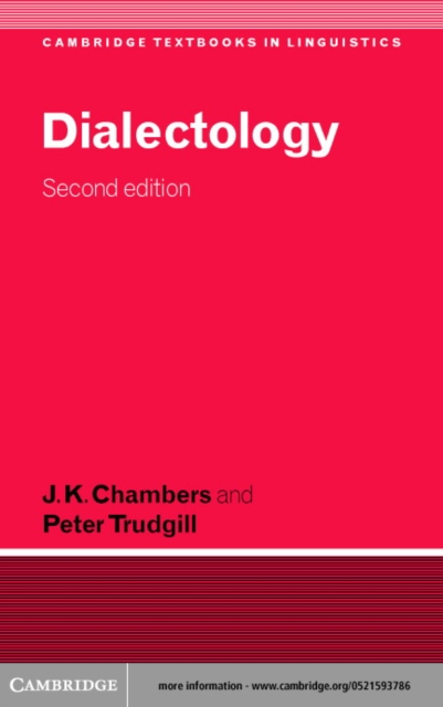 Dialectology, PDF eBook