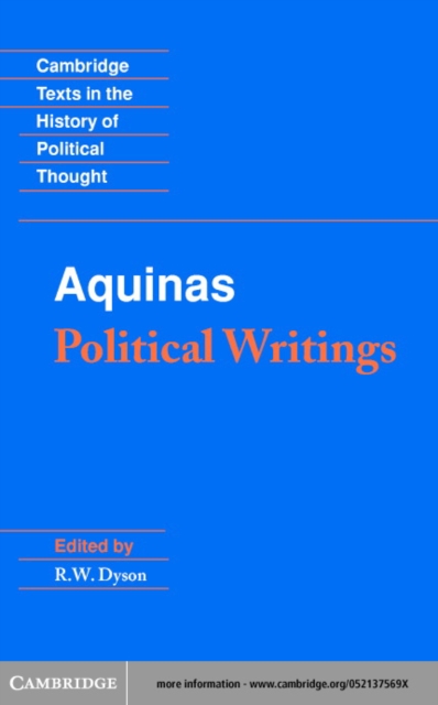 Aquinas: Political Writings, PDF eBook