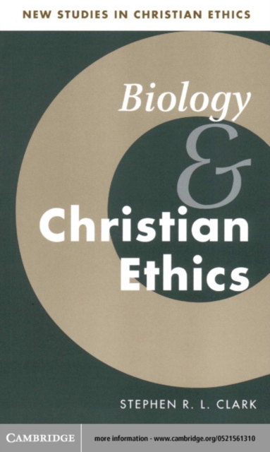 Biology and Christian Ethics, PDF eBook