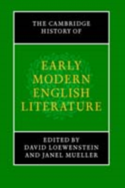 Cambridge History of Early Modern English Literature, PDF eBook