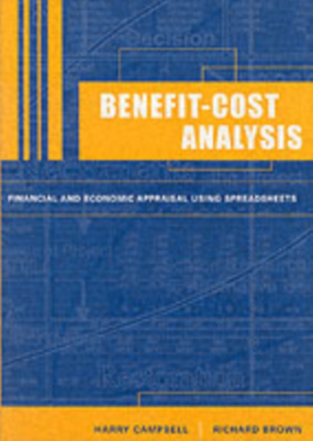 Benefit-Cost Analysis : Financial and Economic Appraisal using Spreadsheets, PDF eBook