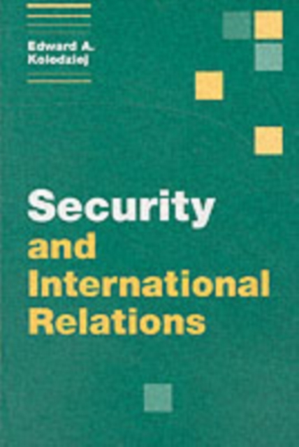 Security and International Relations, PDF eBook