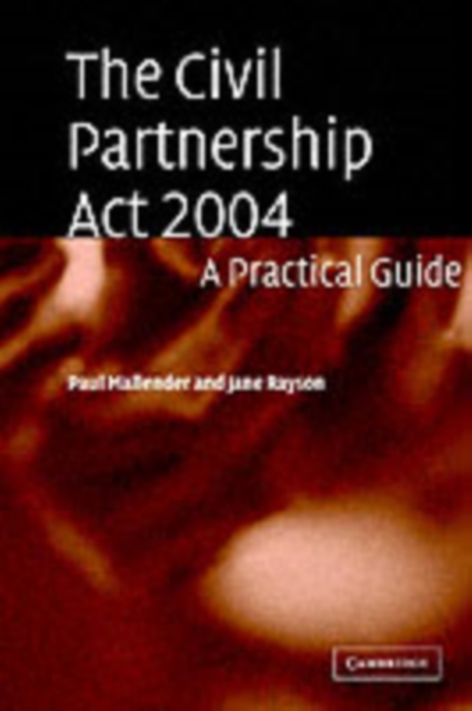 The Civil Partnership Act 2004 : A Practical Guide, PDF eBook