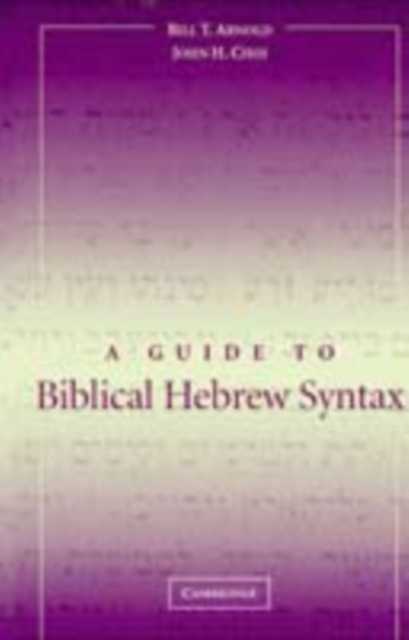 Guide to Biblical Hebrew Syntax, PDF eBook